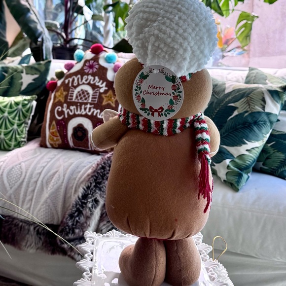 NWT! Christmas Gingerbread Man & Mrs Dolls *Tall, Weighted - Picture 3 of 7